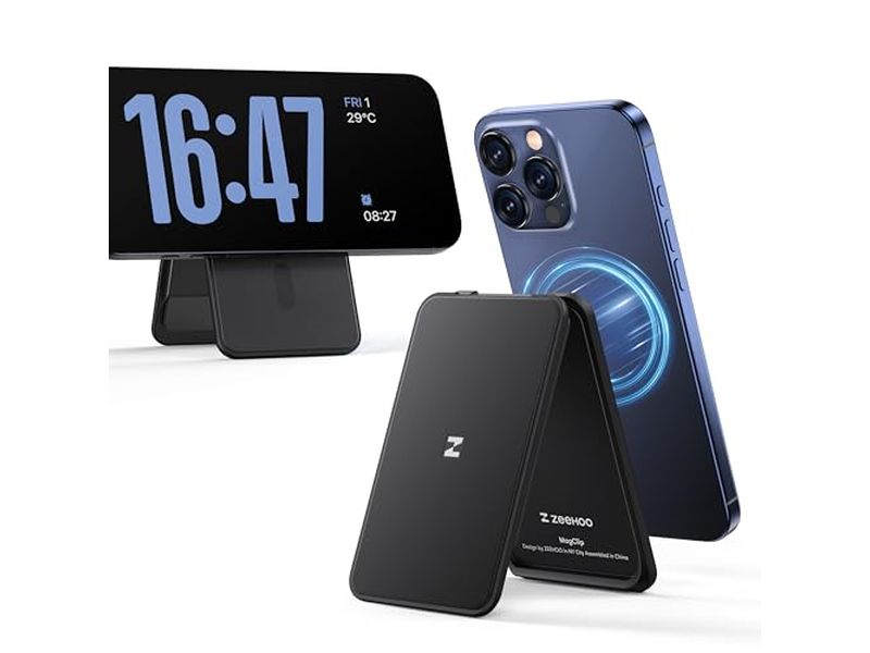 Cartera Magnética para iPhone con Soporte Ajustable y Tarjetero