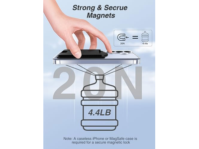 Tarjetero magnético para teléfono con billetera