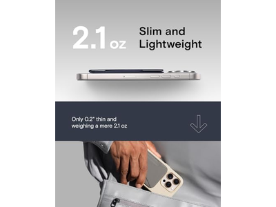 Soporte magnético para billetera con ajuste de ángulo y compatibilidad con MagSafe