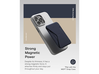 Soporte magnético para billetera con ajuste de ángulo y compatibilidad con MagSafe