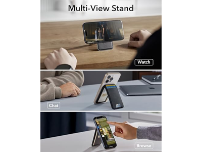 Cartera Magnética con Soporte Ajustable para Tarjetero iPhone 5 Negro