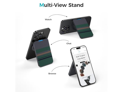 Cartera Magnética con Soporte Tarjetero Minimalista para iPhone RFID Bl