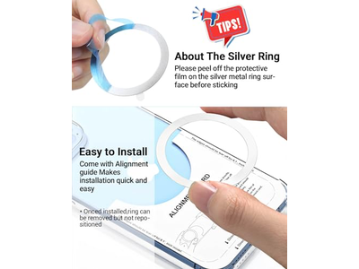 Etiqueta MagSafe de carga inalámbrica magnética