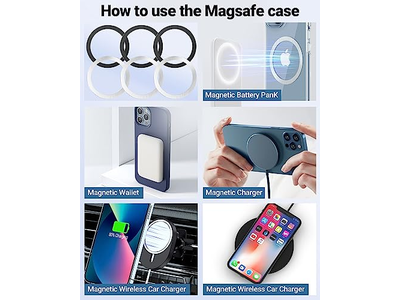 Etiqueta MagSafe de carga inalámbrica magnética