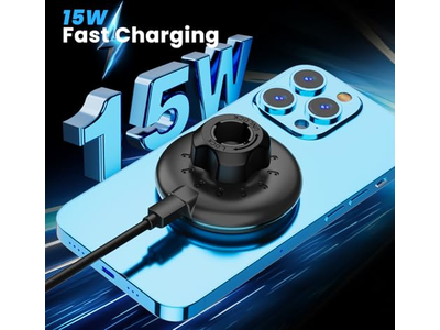 Portavasos inalámbrico magnético para teléfono