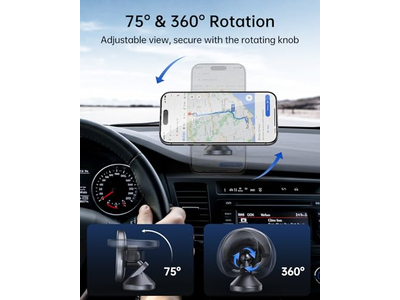 MagSafe Car Mount Soporte magnético para teléfono con rotación 360