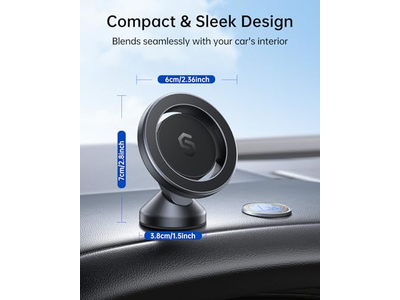 MagSafe Car Mount Soporte magnético para teléfono con rotación 360