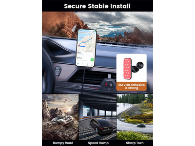 Cargador de coche inalámbrico Magsafe con soporte para coche de 15W