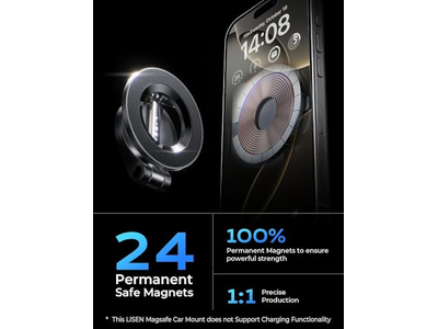 Soporte magnético para teléfono Magsafe Car Mount para salpicadero de coche