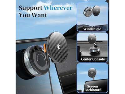 Soporte para coche MagSafe con cargador inalámbrico