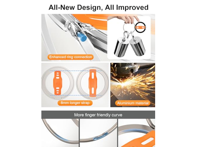 Soporte de agarre para teléfono compatible con MagSafe con correa para dedo reemplazable