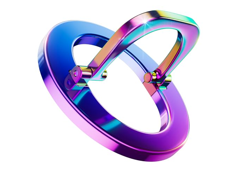 Soporte de anillo magnético MagSafe Phone Grip con soporte ajustable Colorf