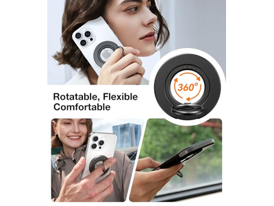 Soporte de anillo de agarre para teléfono MagSafe con soporte compatible con iPhone