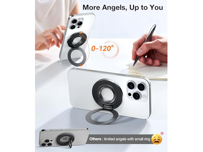 Soporte de anillo de agarre para teléfono MagSafe con soporte compatible con iPhone