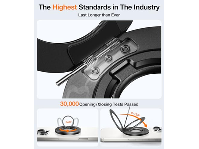 Soporte de anillo de agarre para teléfono MagSafe con soporte compatible con iPhone