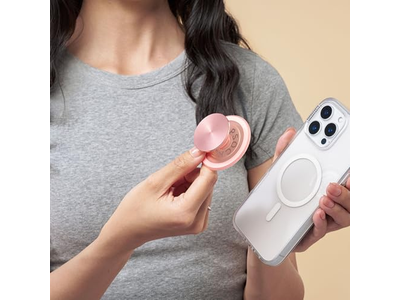 Agarre para teléfono MagSafe con soporte y parte superior intercambiable Dusty Rose