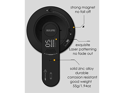 MagSafe Stand Grip - Soporte para teléfono ajustable extraíble de 360 grados - Negro