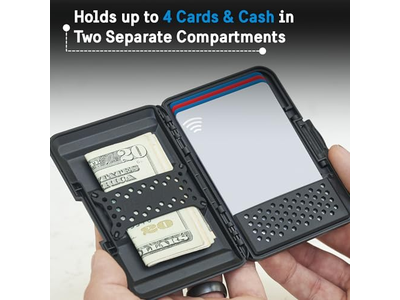 Cartera MagSafe para iPhone - Portatarjetas magnético a presión - Desmontable