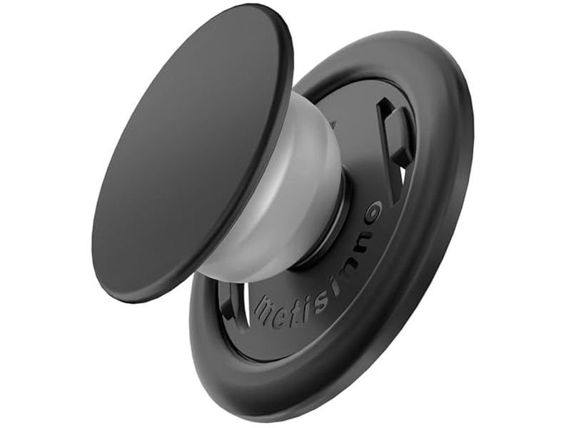Agarre de teléfono para soporte magnético MagSafe One Finger Pop and Snap negro