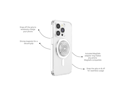 Agarre de teléfono para MagSafe con soporte magnético Kickstand