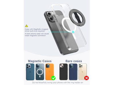 Soporte para teléfono con correa para el dedo