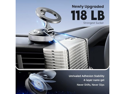 Soportes para teléfono para su automóvil ajustables en 360 grados