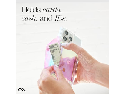 Tarjetero magnético delgado para iPhone - Capacidad para hasta 5 tarjetas