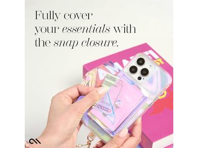 Tarjetero magnético delgado para iPhone - Capacidad para hasta 5 tarjetas