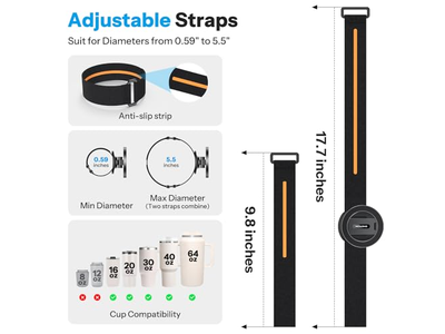 Imanes fuertes compatibles con botellas Stanley de 30 oz y 16-64 oz