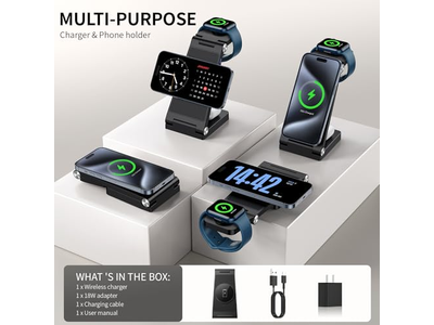 Estación de carga rápida inalámbrica itinerante