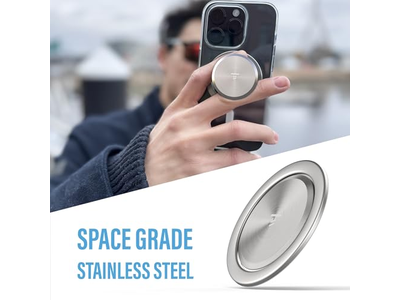 Agarre ultradelgado para MagSafe: soporte pop con una mano extraíble para Chargi