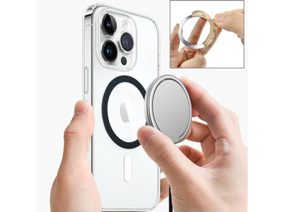 Etiqueta Adhesiva Universal de Anillo Metálico para Cargador Magnético