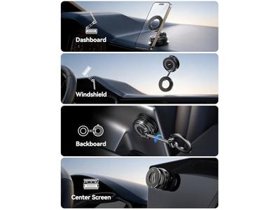 Soporte magnético para teléfono al vacío para coche